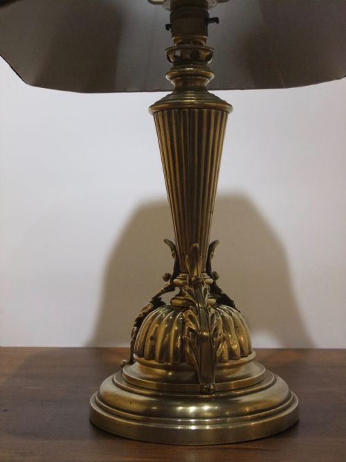 EDWARDIAN BRASS LIGHT FITTING C1910 - ADDITIONAL PHOTO 1
