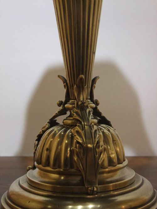 EDWARDIAN BRASS LIGHT FITTING C1910 - ADDITIONAL PHOTO 3