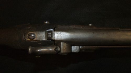 C1840'S FRENCH PERCUSSION CARBINE WITH SOCKET BAYONET - ADDITIONAL PHOTO 5