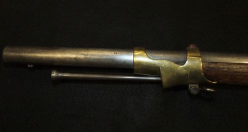 C1840'S FRENCH PERCUSSION CARBINE WITH SOCKET BAYONET - ADDITIONAL PHOTO 11
