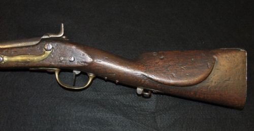 C1840'S FRENCH PERCUSSION CARBINE WITH SOCKET BAYONET - ADDITIONAL PHOTO 14