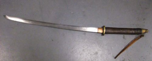 WWII JAPANESE OFFICERS CHINGUNTO KATANA - ADDITIONAL PHOTO 3