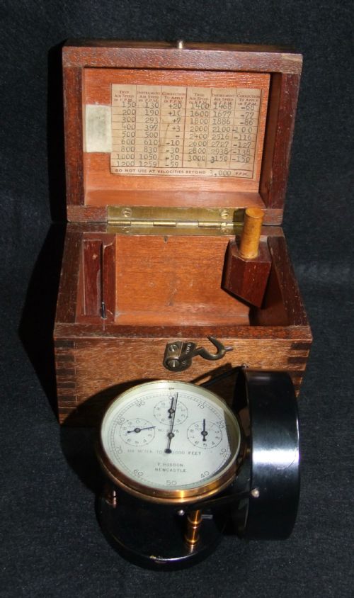 19TH C CASED HIGH SPEED ANEMOMETER BY F ROBSON NEWCASTLE - ADDITIONAL PHOTO 4