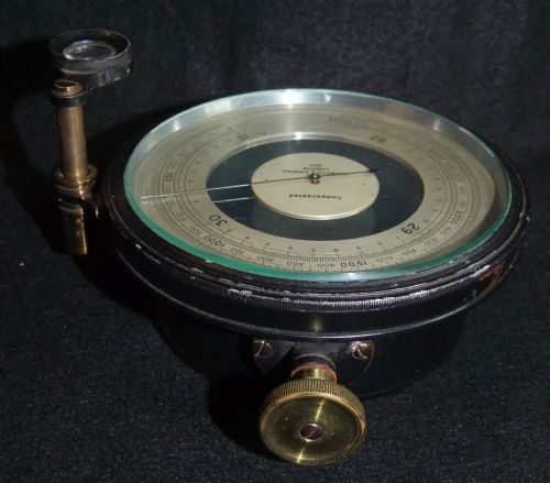 1900'S CASED COMPENSATED SURVEYING BAROMETER BY NEGRETTI ZAMBRA LONDON - ADDITIONAL PHOTO 6
