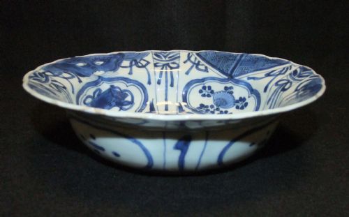 LARGE CHINESE WANLI PERIOD 1563 1620 PORCELAIN KRAAK KLAPMUTS BOWL - ADDITIONAL PHOTO 6