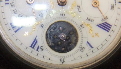 ANTIQUE SWISS PERPETUAL POCKET WATCH C1900 - ADDITIONAL PHOTO 2