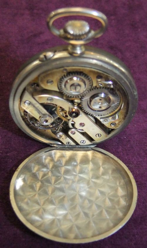 ANTIQUE SWISS PERPETUAL POCKET WATCH C1900 - ADDITIONAL PHOTO 3