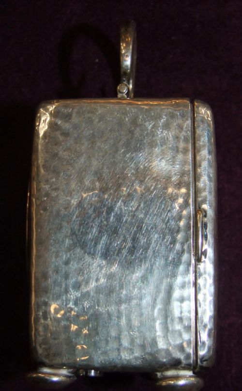 1903 ARTS CRAFTS SILVER CARRIAGE CLOCK BY HENRY MATTHEWS - ADDITIONAL PHOTO 1