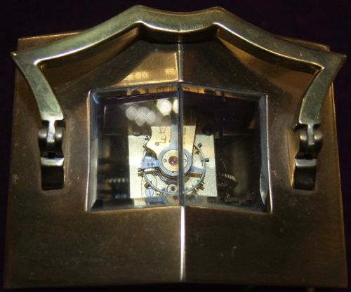 ANTIQUE CARRIAGE CLOCK IN THE GEORGIAN STYLE C1900 - ADDITIONAL PHOTO 5