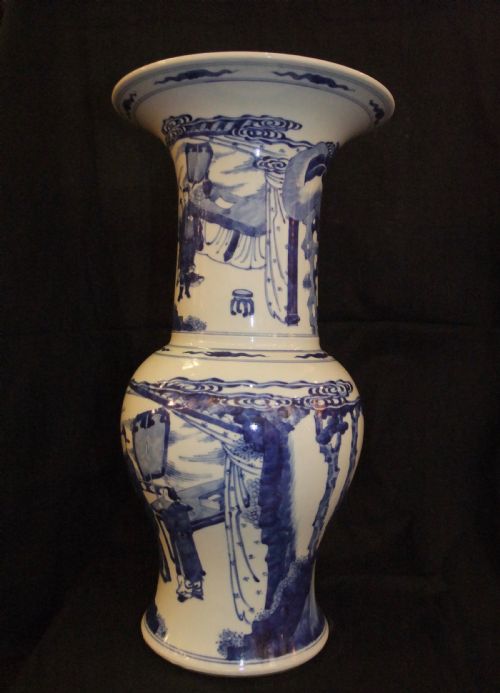 KANGXI PERIOD BLUE WHITE YENYEN OR FENGWEIZUN VASE 16621722 - ADDITIONAL PHOTO 1