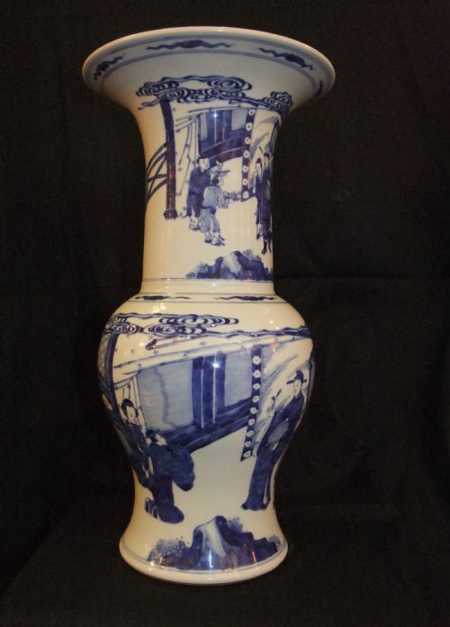 KANGXI PERIOD BLUE WHITE YENYEN OR FENGWEIZUN VASE 16621722 - ADDITIONAL PHOTO 4