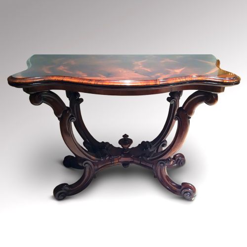 Victorian Rosewood Tea Table