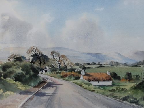 John Hobson Nicholson Watercolour - Isle of Man