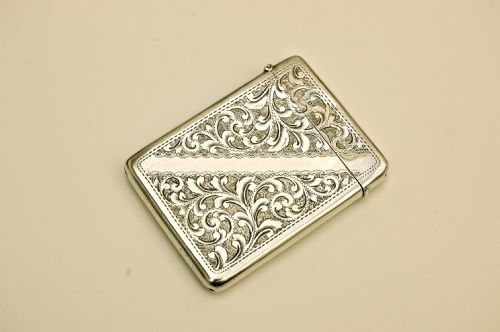 Edwardian Silver Card Case