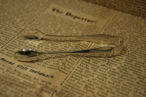 Pair of George V Silver Sugar Tongs