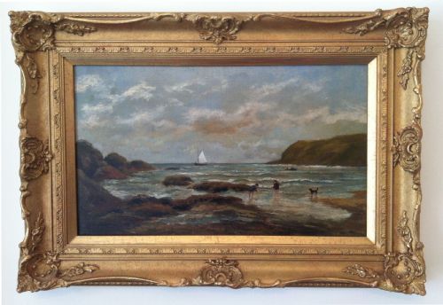 Isle of Man Oil Painting by G. F. Ride
