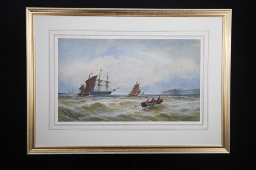 Thomas Bush Hardy Watercolour - Isle of Man