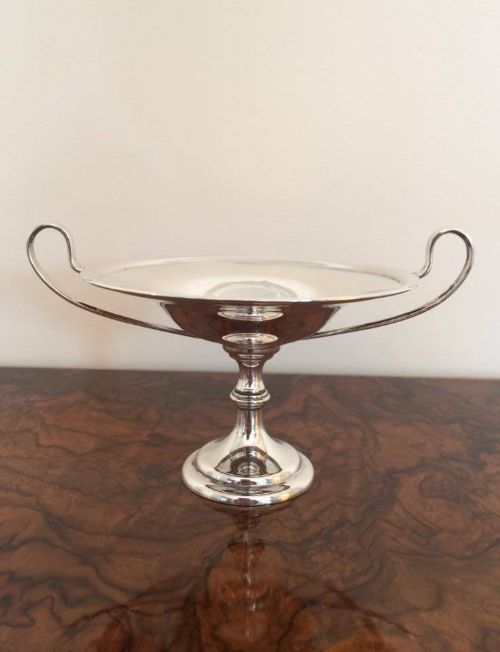 Edwardian Silver Tazza, Chester 1910
