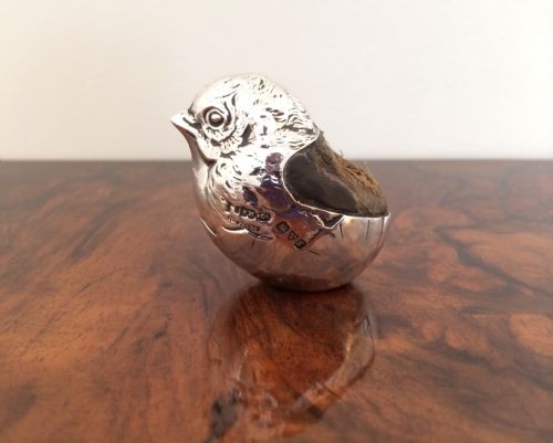 fig 1. Silver Pin Cushion by Sampson Mordan & Co
