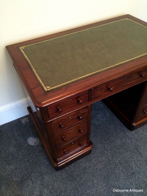 fig 1. Victorian Mahogany Desk