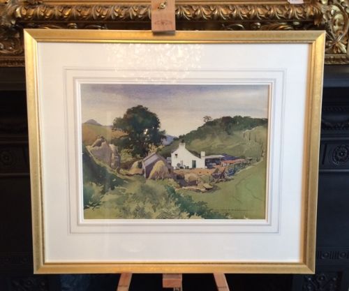 John Hobson Nicholson Watercolour - Shellag, Isle of Man