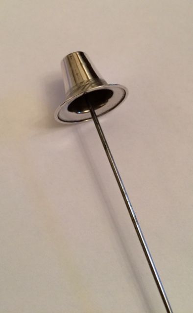Good Silver Hatpin by Charles Horner, Chester 1908