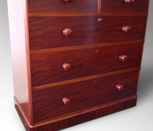 fig 1. Quality Victorian Chest of Drawers by Heal & Sons of London