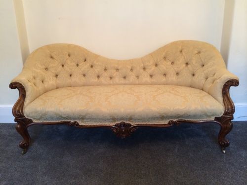 Stunning Victorian Rosewood Settee