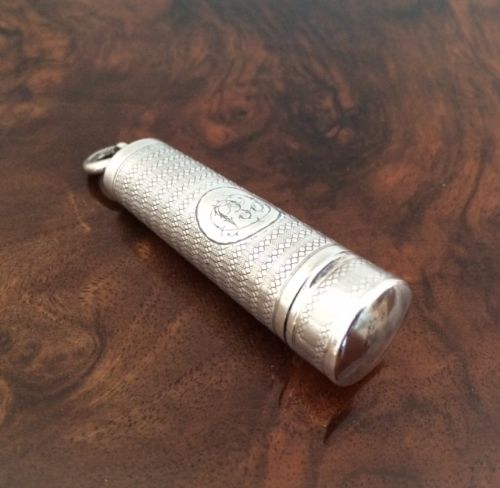 Pretty Silver Needle Case 1903
