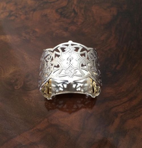 Pretty Victorian Silver Napkin Ring