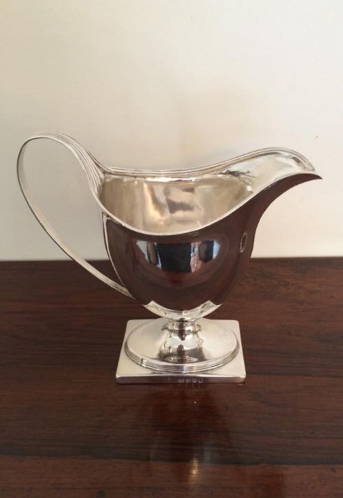 Impressive George III Silver Cream Jug, 1792