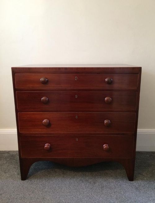 Small Georgian Mahogany Chest of Drawers
