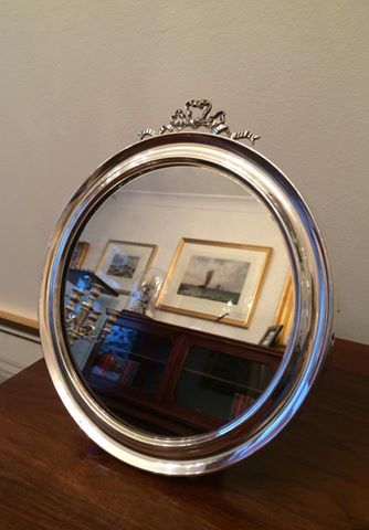 Fabulous Large Silver Dressing Table Mirror by Mappin & Webb