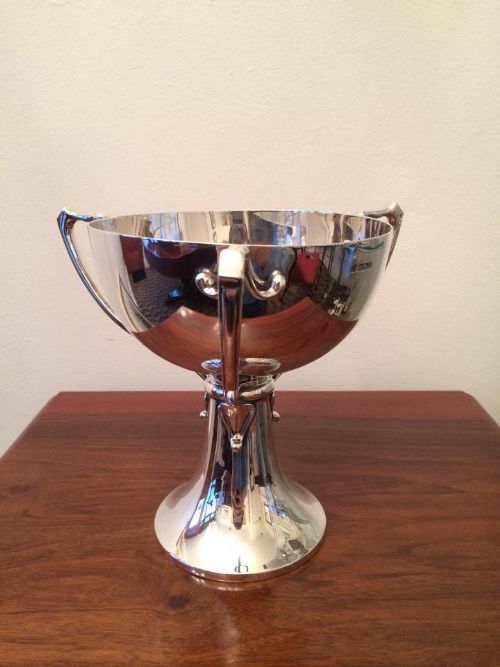 fig 1. Large Art Nouveau Silver Tyg, Sheffield 1906