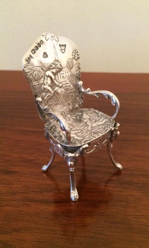fig 1. Miniature Silver Chair
