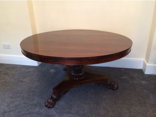 Very Fine Quality William IV Rosewood Table