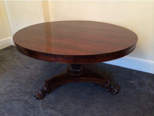 fig 1. Very Fine Quality William IV Rosewood Table