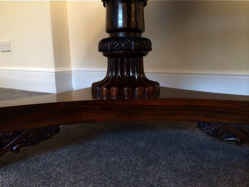 fig 4. Very Fine Quality William IV Rosewood Table