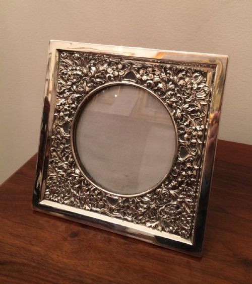 fig 1. Large Art Nouveau Silver Photograph Frame, 1902