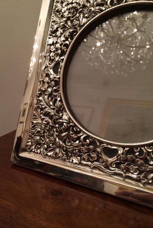 fig 3. Large Art Nouveau Silver Photograph Frame, 1902