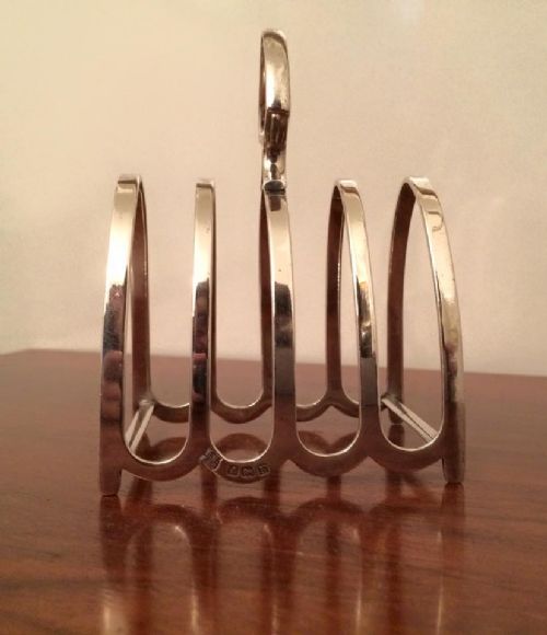 fig 2. Solid Silver Toast Rack
