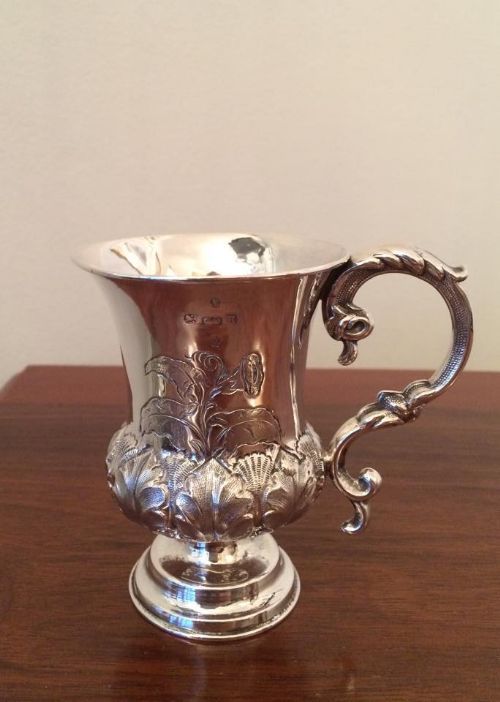 Victorian Silver Christening Mug, 1856