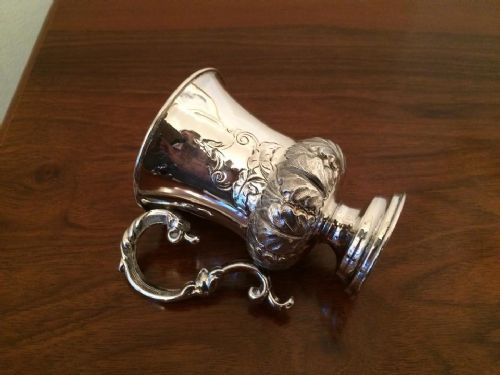 fig 1. Victorian Silver Christening Mug, 1856