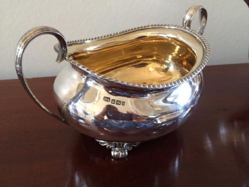 fig 2. Victorian Silver Three Piece Tea Service, 1894