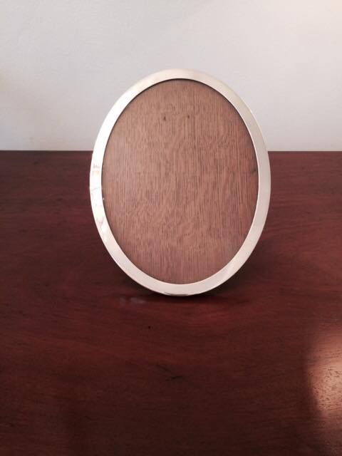 fig 1. Large Oval Silver Photograph Frame, 1910