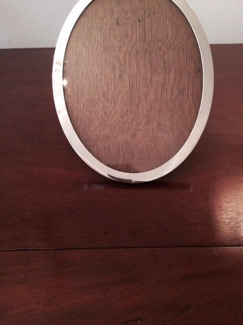 fig 2. Large Oval Silver Photograph Frame, 1910