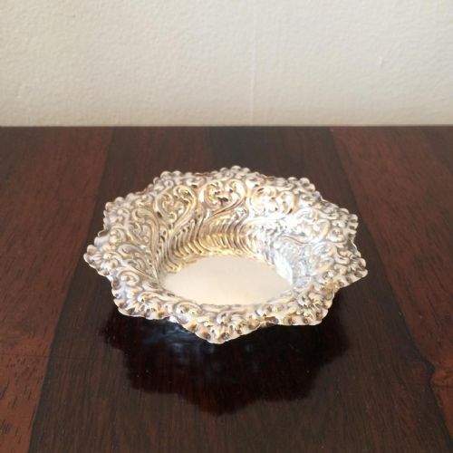 Victorian Edinburgh Silver Bon Bon Dish, 1895