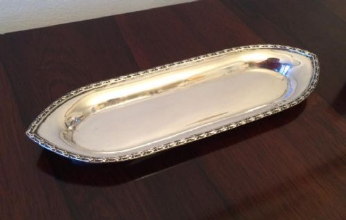 Silver Dressing Table/pen Tray, 1916