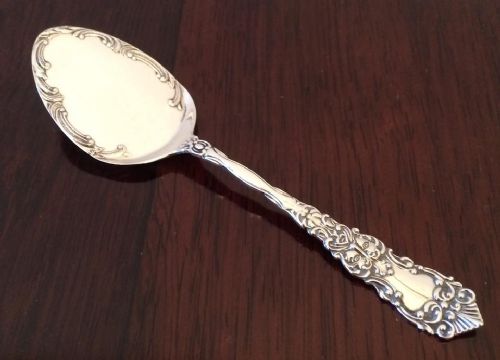 fig 1. Victorian Silver Preserve Spoon, Levi & Salaman