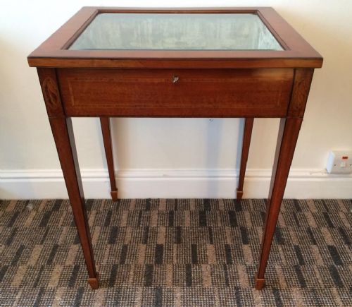Edwardian Inlaid Bijouterie Table